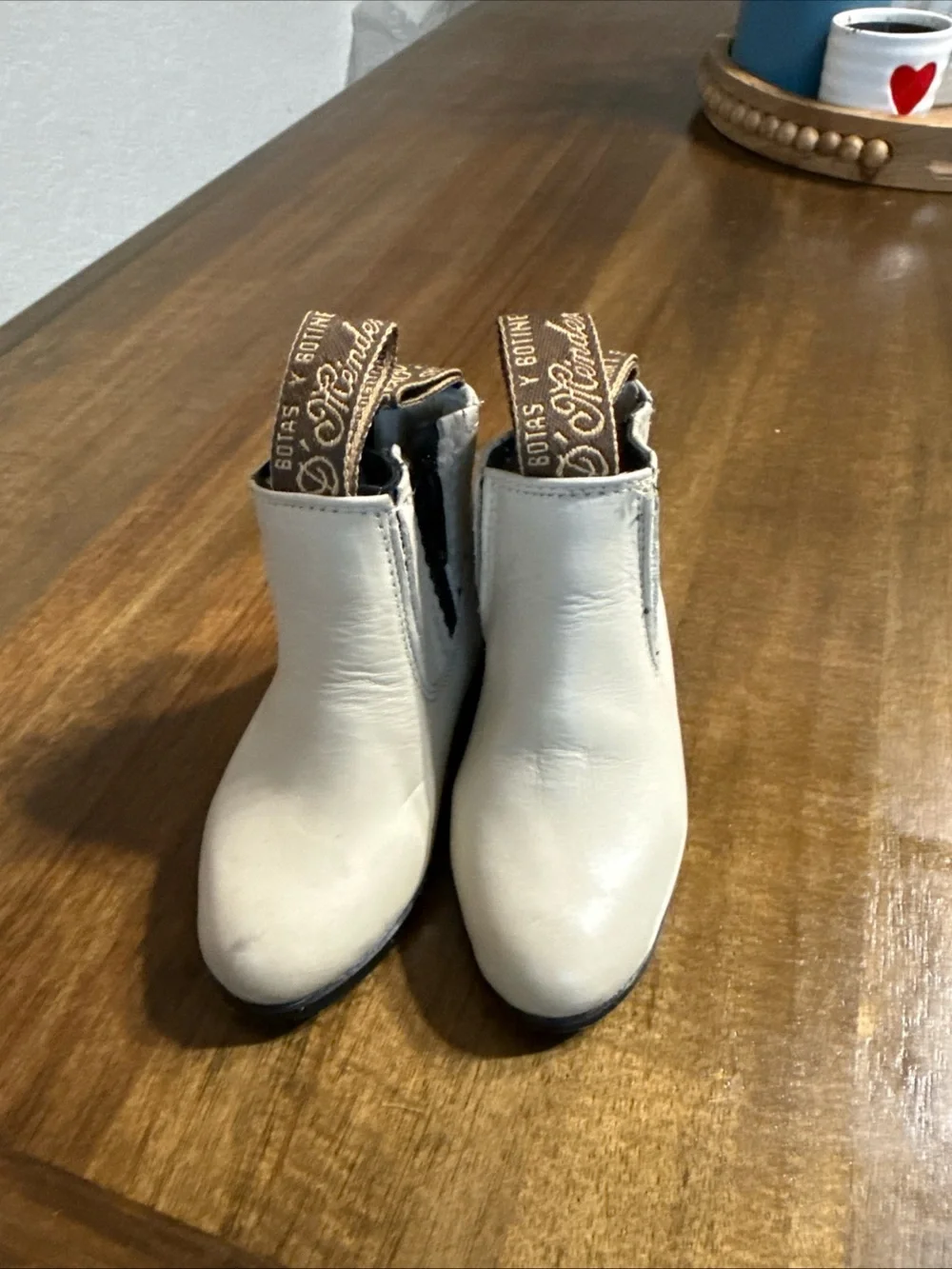 Infant Toddler Short Ankle Leather Boot size 13.5 D’Mendez